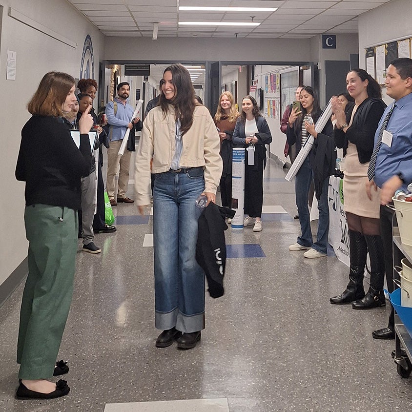 Iria Gutierrez-Schieferl earns second-place honors for her oral presentation at Student Research Day 2024