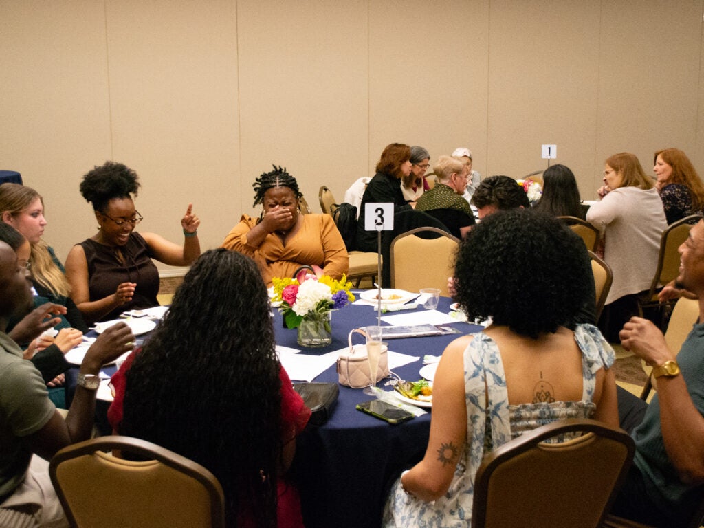 Students at the Integrative Medicine & Health Sciences program gala