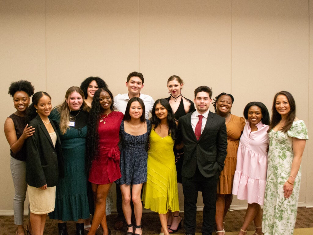 Students group photo at the Integrative Medicine & Health Sciences program gala