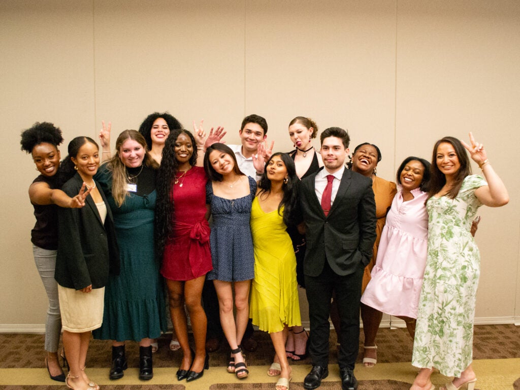 Students group photo at the Integrative Medicine & Health Sciences program gala