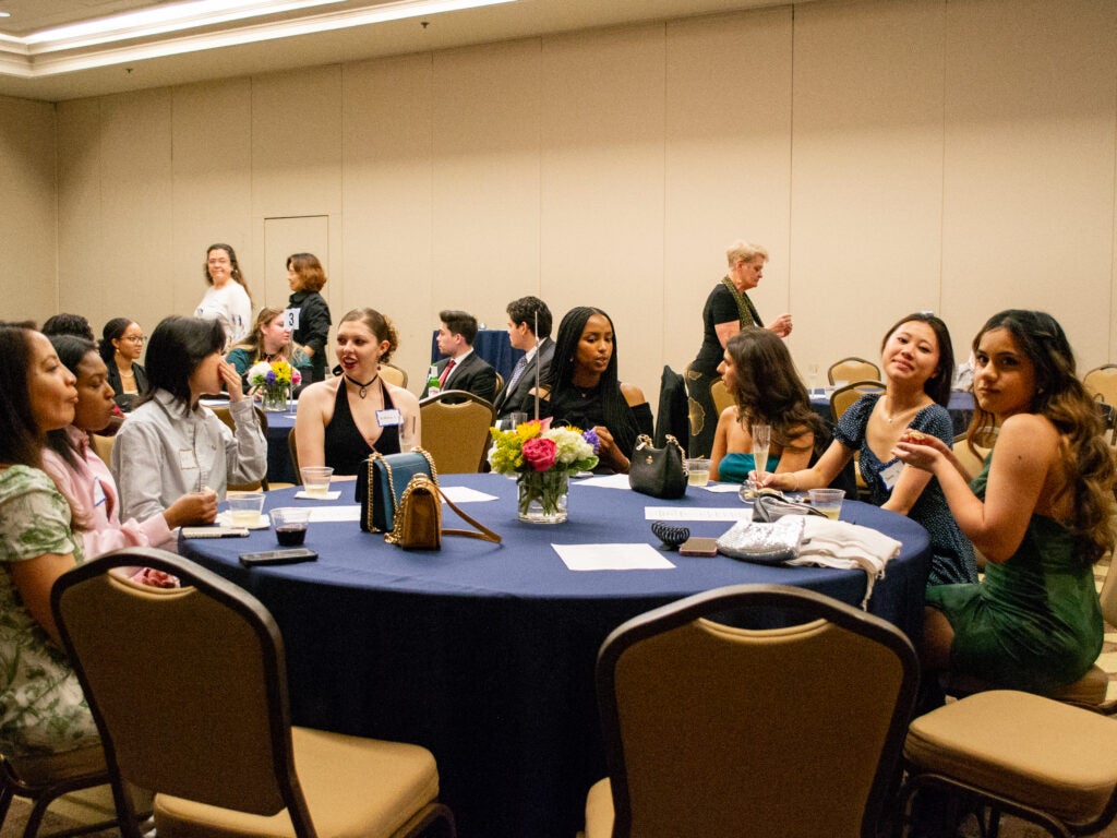 Students at the Integrative Medicine & Health Sciences program gala
