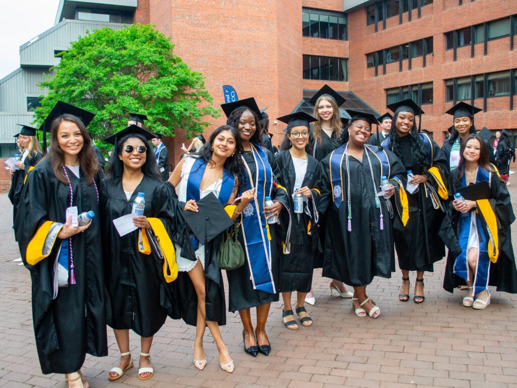 Integrative Medicine & Health Sciences graduates at Commencement line-up