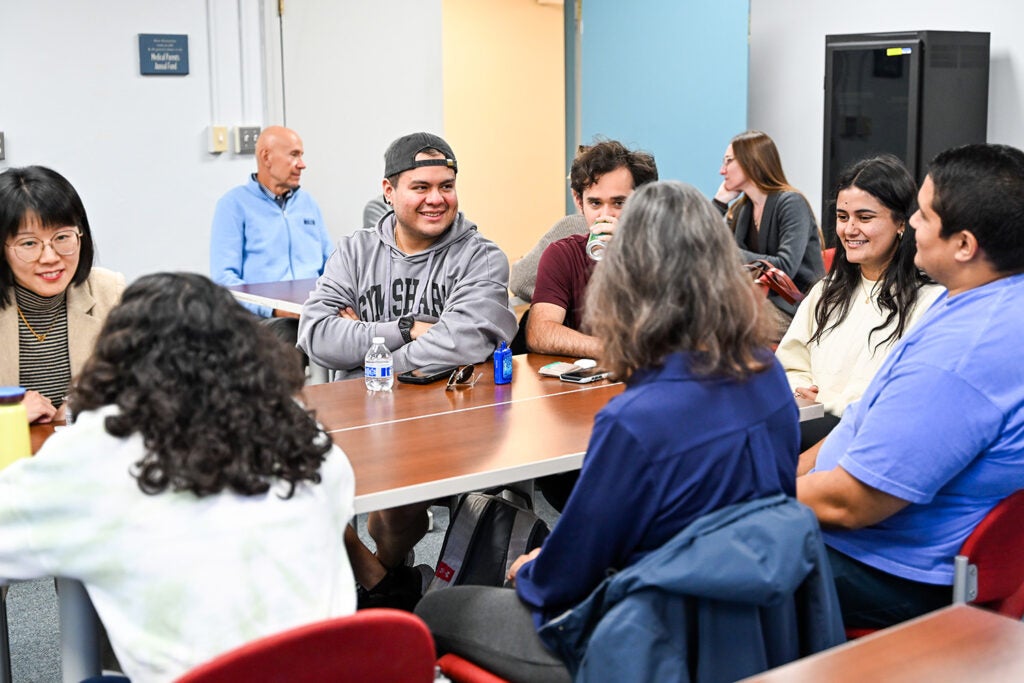 Attendees talk at the inaugural IPN Student Awards, October 2025