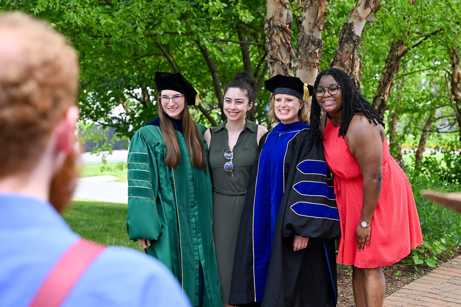 Attendees pose for a photo at the BGE Ph.D. Reception