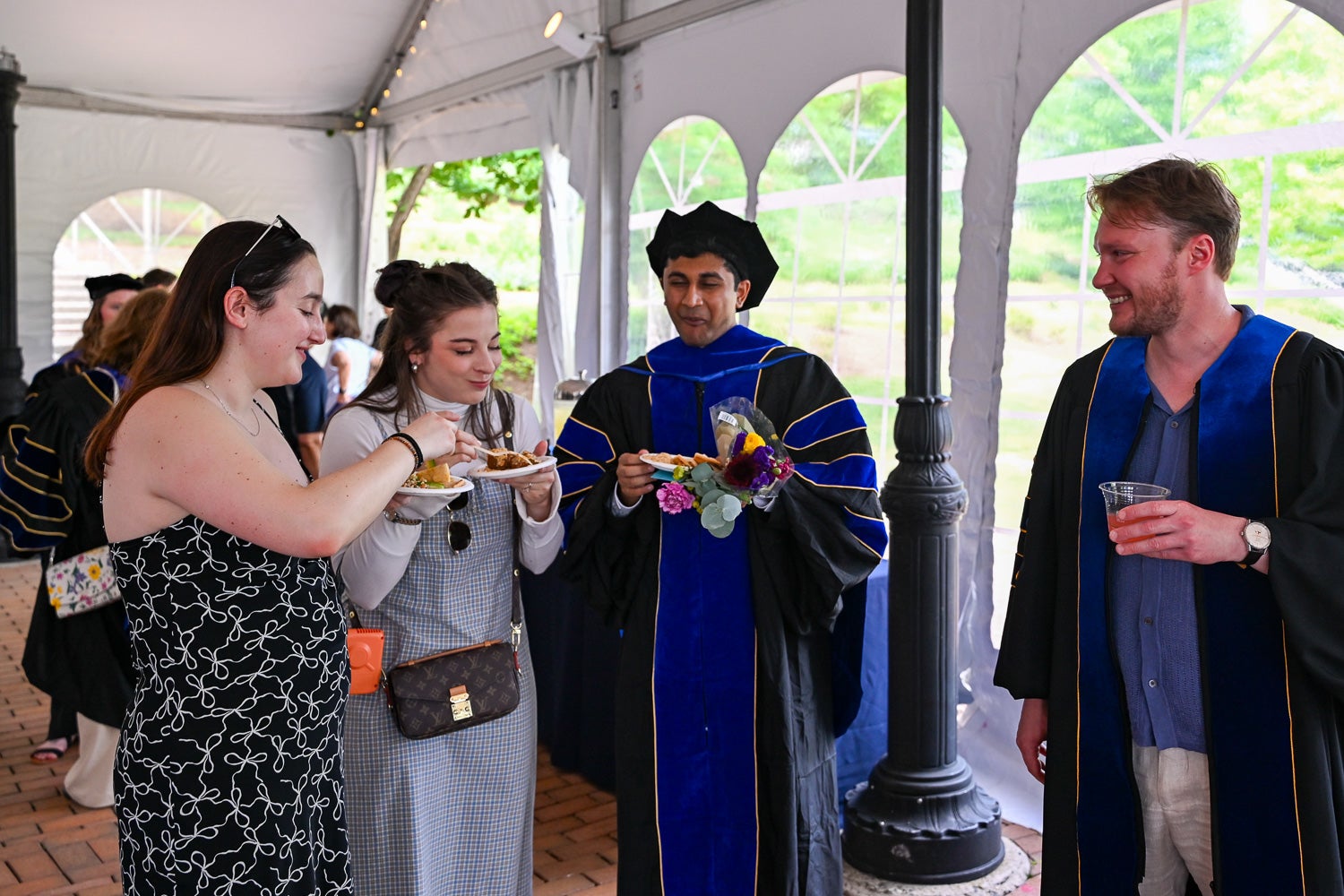 Graduates at the BGE Ph.D. Reception