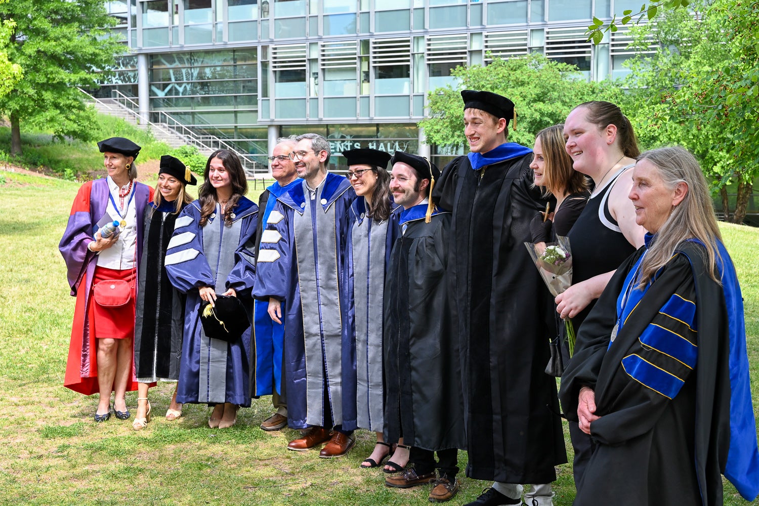 Attendees pose for a photo at the BGE Ph.D. Reception