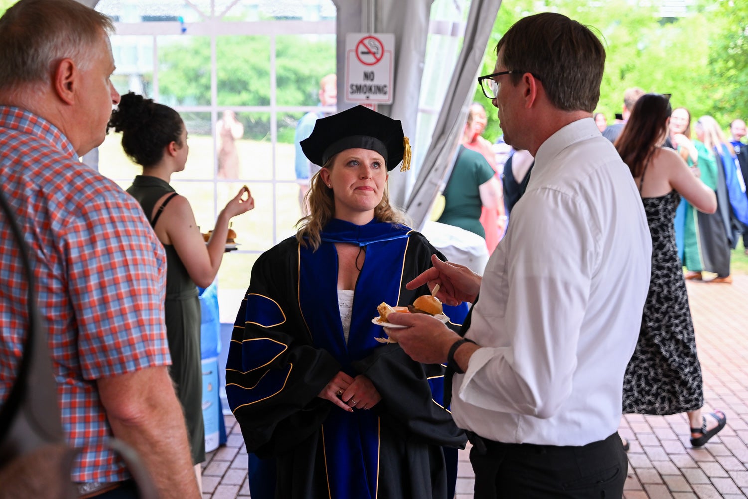 Attendees at the BGE Ph.D. Reception