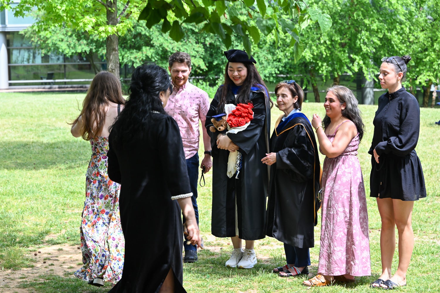 Attendees pose for a photo at the BGE Ph.D. Reception