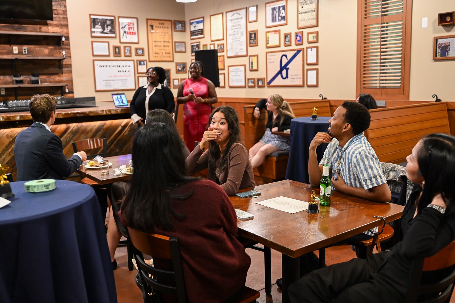 Students and faculty at the Integrative Medicine & Health Sciences Pre-Commencement Dinner