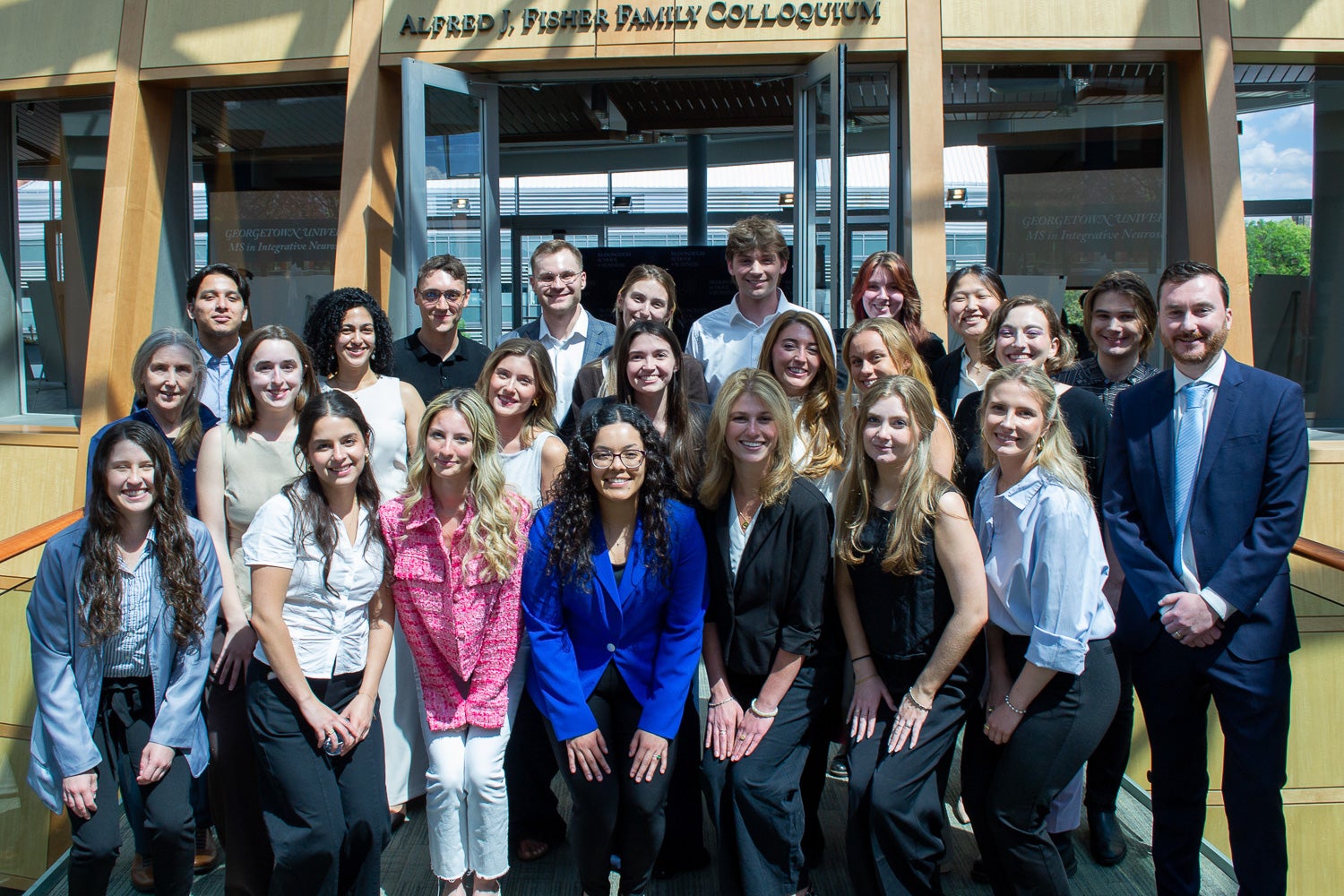 Group photo at Neuroscience Student Research Day