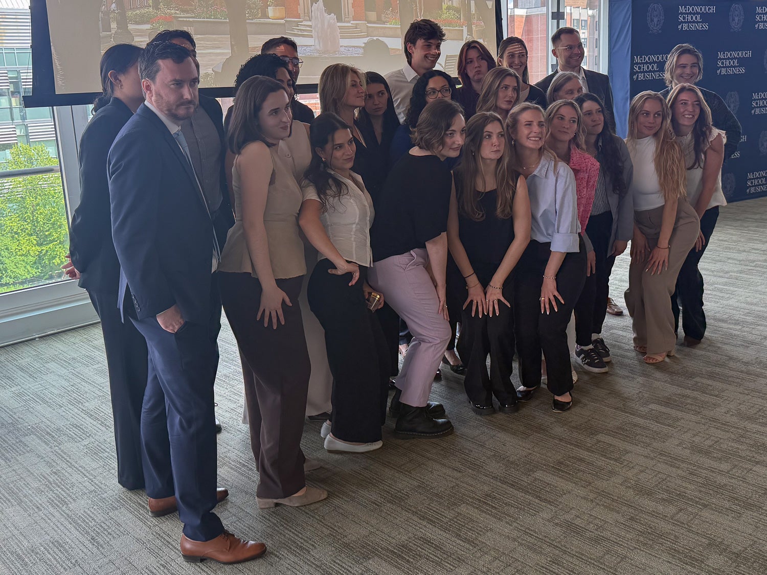 Group photo at Neuroscience Student Research Day