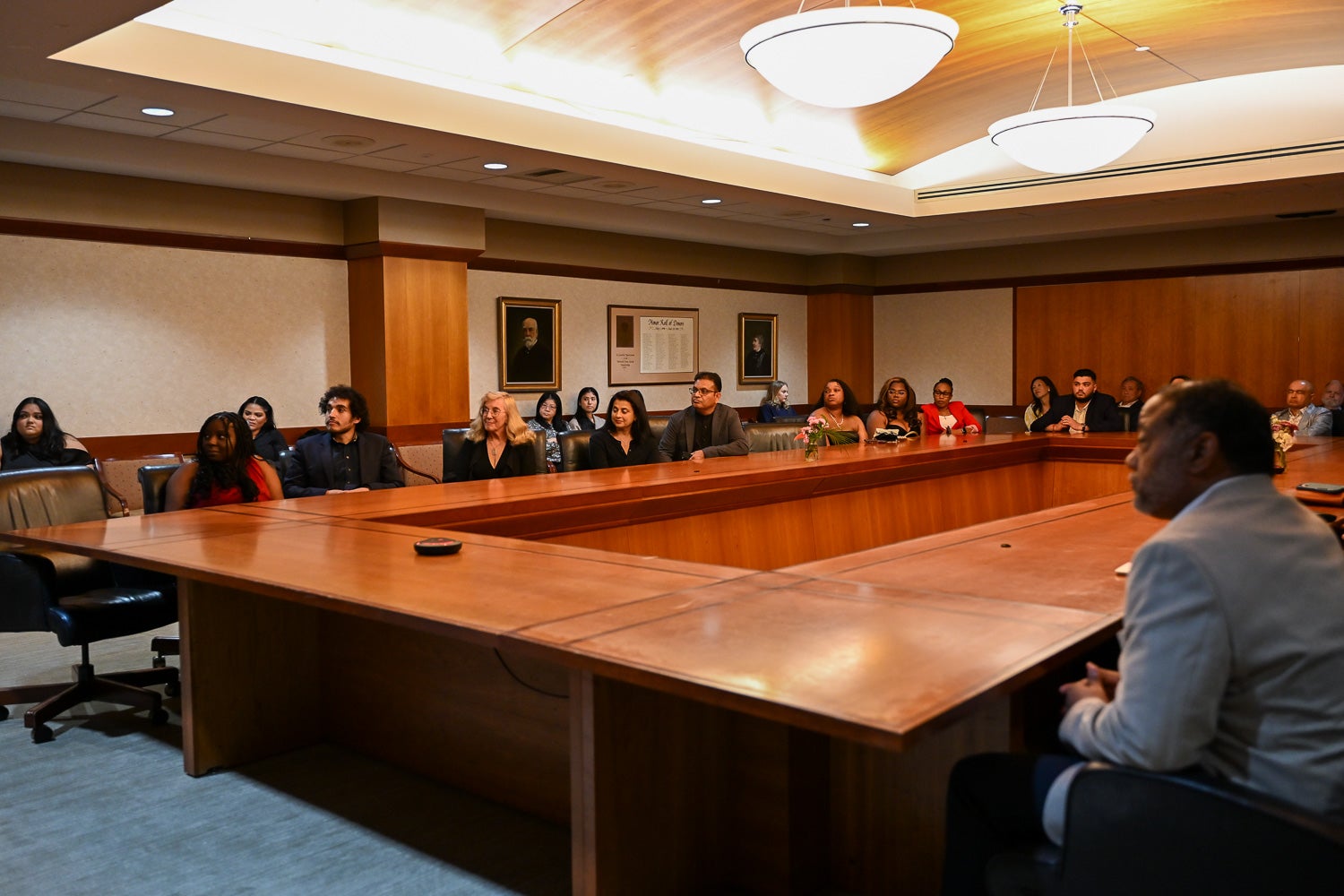 Students, family members and faculty at the Systems Medicine Gala