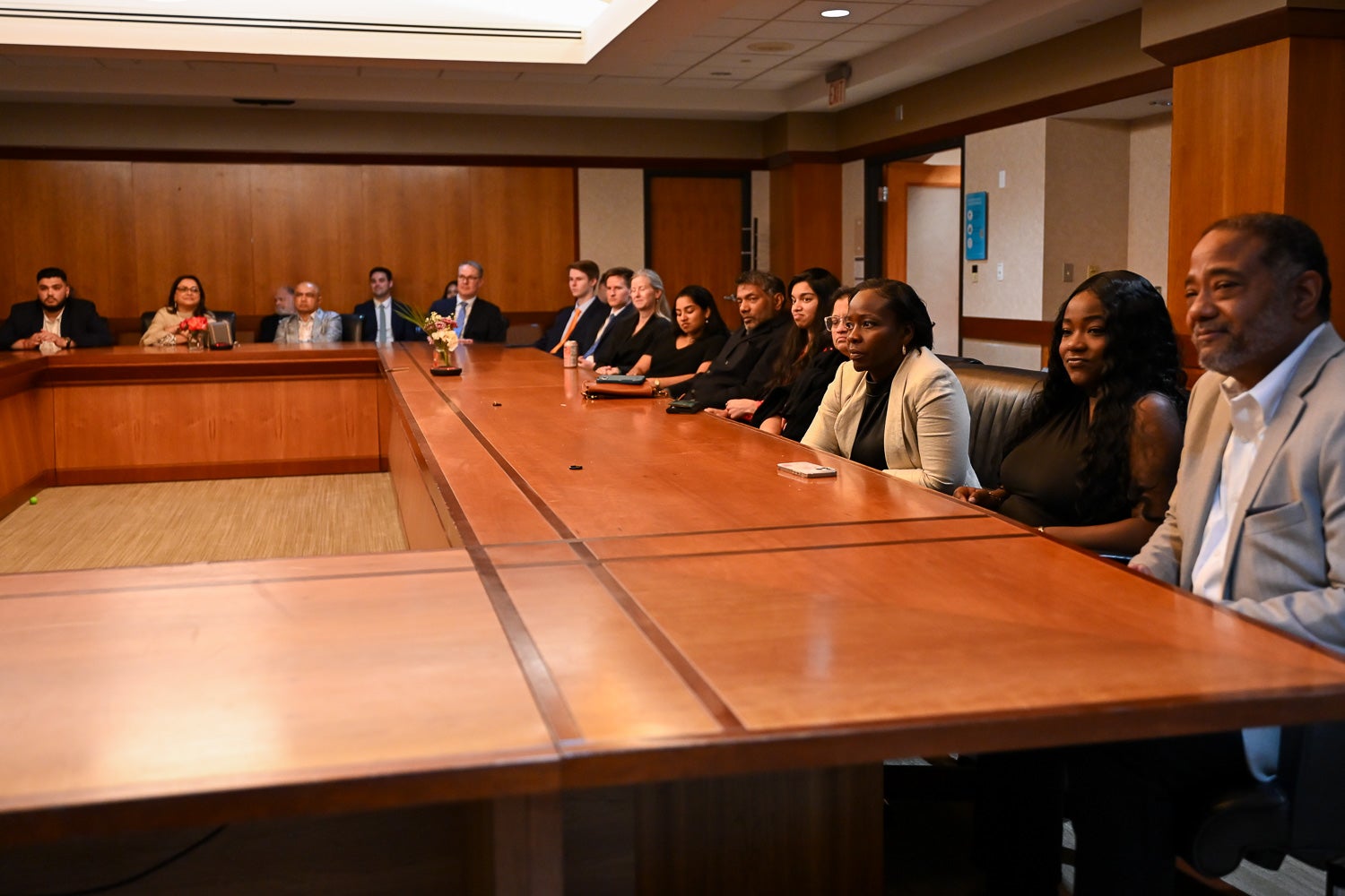 Students, family members and faculty at the Systems Medicine Gala