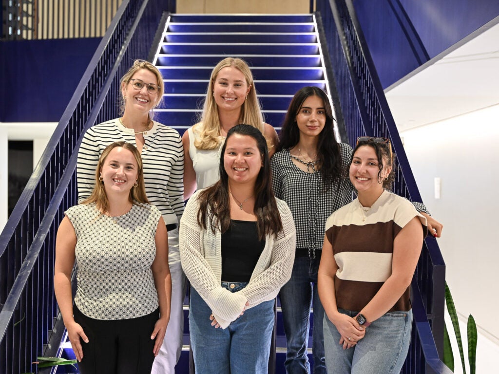 New M.S. in Epidemiology students in the 2115 Wisconsin Avenue building at Fall 2026 orientation