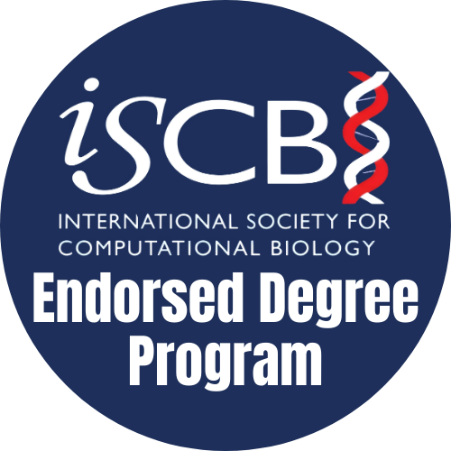 Badge for "ISCB (International Society for Computational Biology) Endorsed Degree Program"